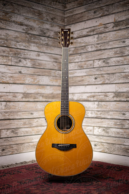 Yamaha LS-TA TransAcoustic Acoustic-Electric Dreadnought Guitar - Vintage Tint