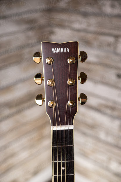 Yamaha LS-TA TransAcoustic Acoustic-Electric Dreadnought Guitar - Vintage Tint