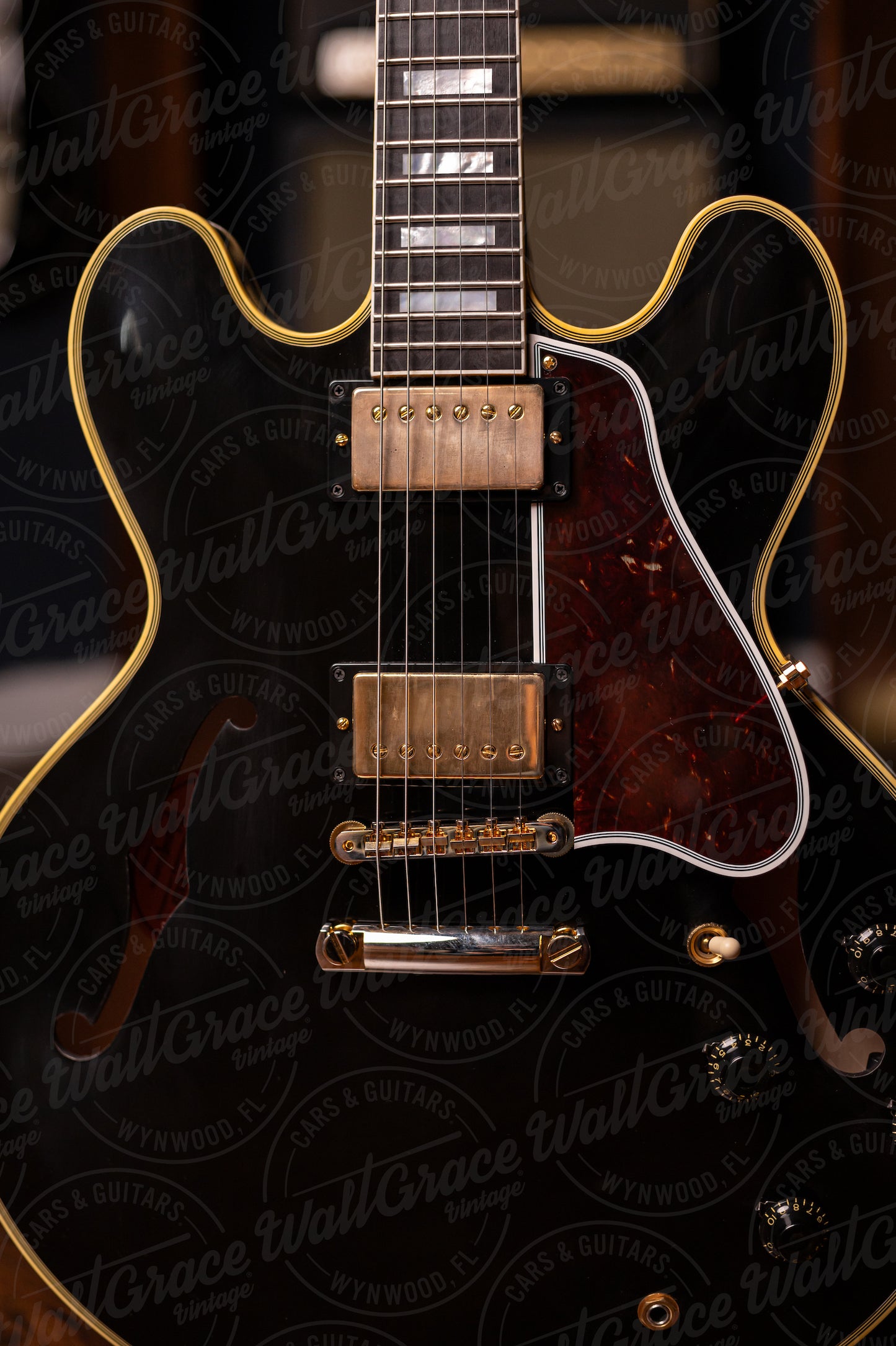 Gibson Custom Shop 1959 ES-355 Reissue Stop Bar VOS Electric Guitar - Ebony
