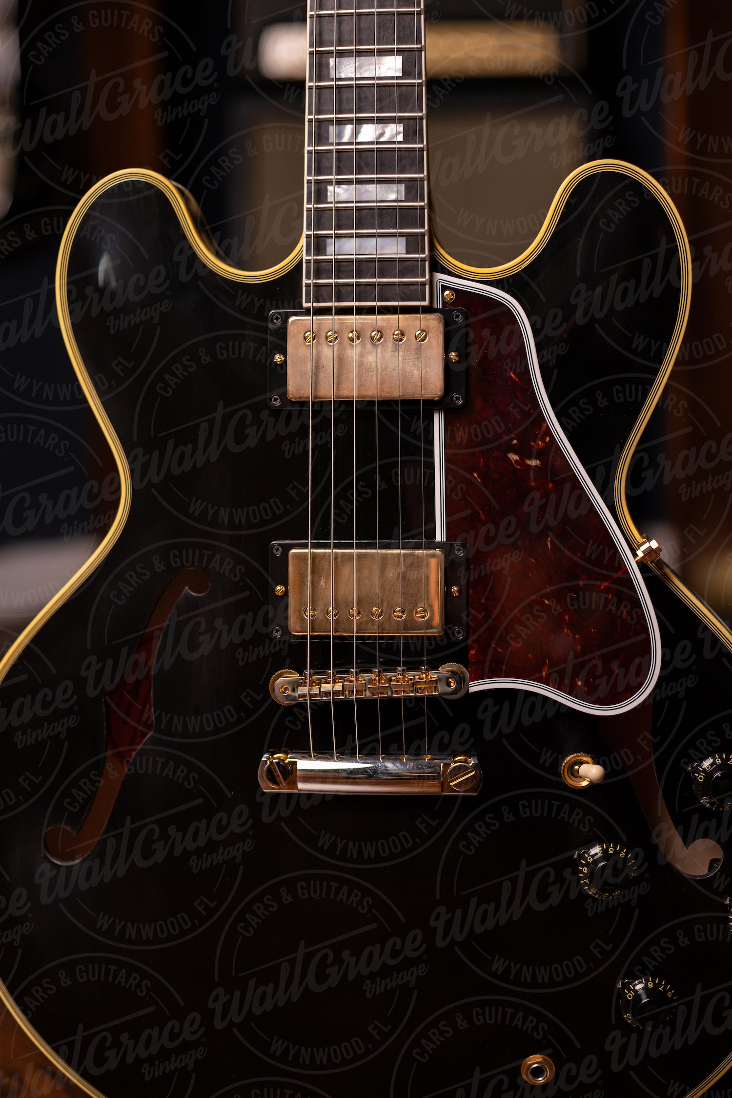 Gibson Custom Shop 1959 ES-355 Reissue Stop Bar VOS Electric Guitar - Ebony
