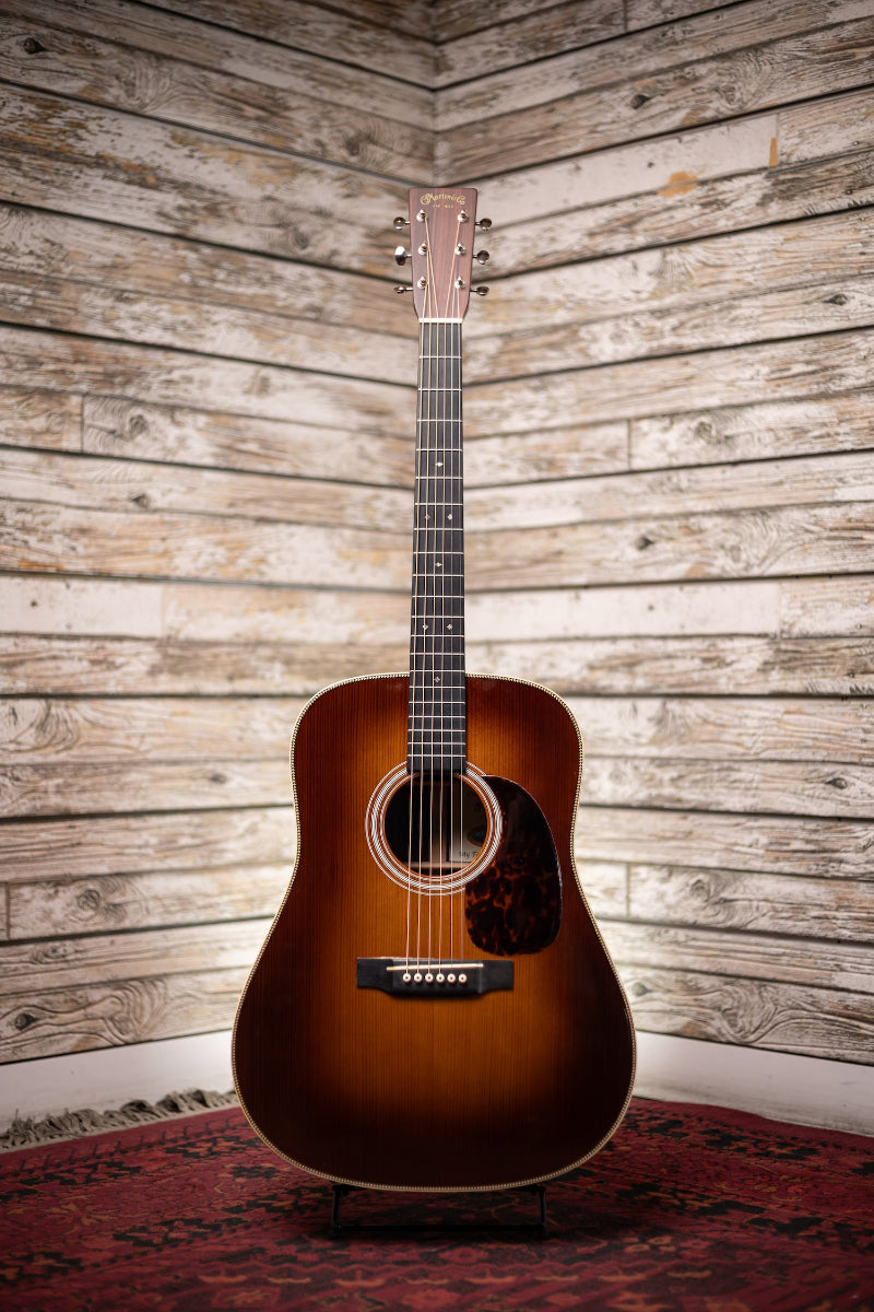 2009 Martin Custom HD-28V Custom Adirondack Acoustic Guitar - 1933 Amber Tone