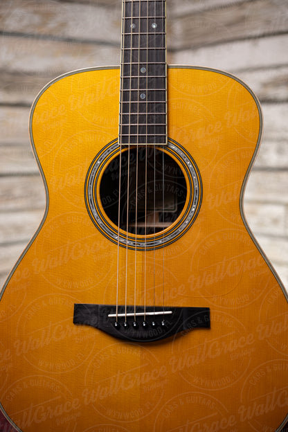 Yamaha LS-TA TransAcoustic Acoustic-Electric Dreadnought Guitar - Vintage Tint