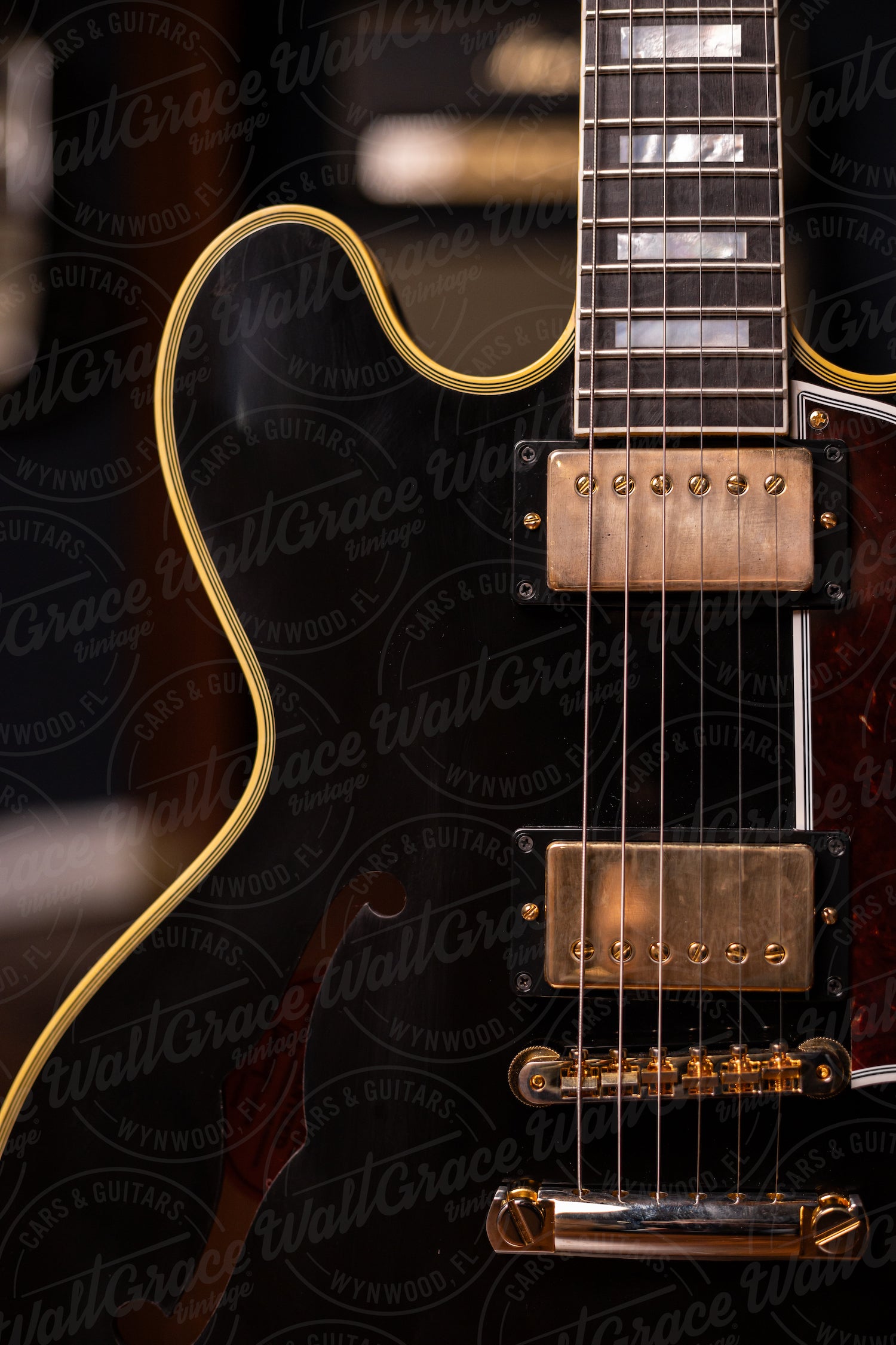 Gibson Custom Shop 1959 ES-355 Reissue Stop Bar VOS Electric Guitar - Ebony