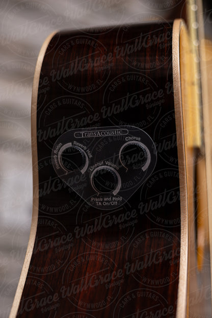 Yamaha LS-TA TransAcoustic Acoustic-Electric Dreadnought Guitar - Vintage Tint