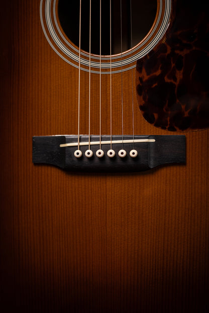 2009 Martin Custom HD-28V Custom Adirondack Acoustic Guitar - 1933 Amber Tone