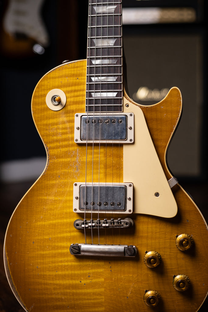 Gibson Custom Shop Murphy Lab 1959 Les Paul Standard Reissue Ultra Heavy Aged Electric Guitar - Lemon Burst