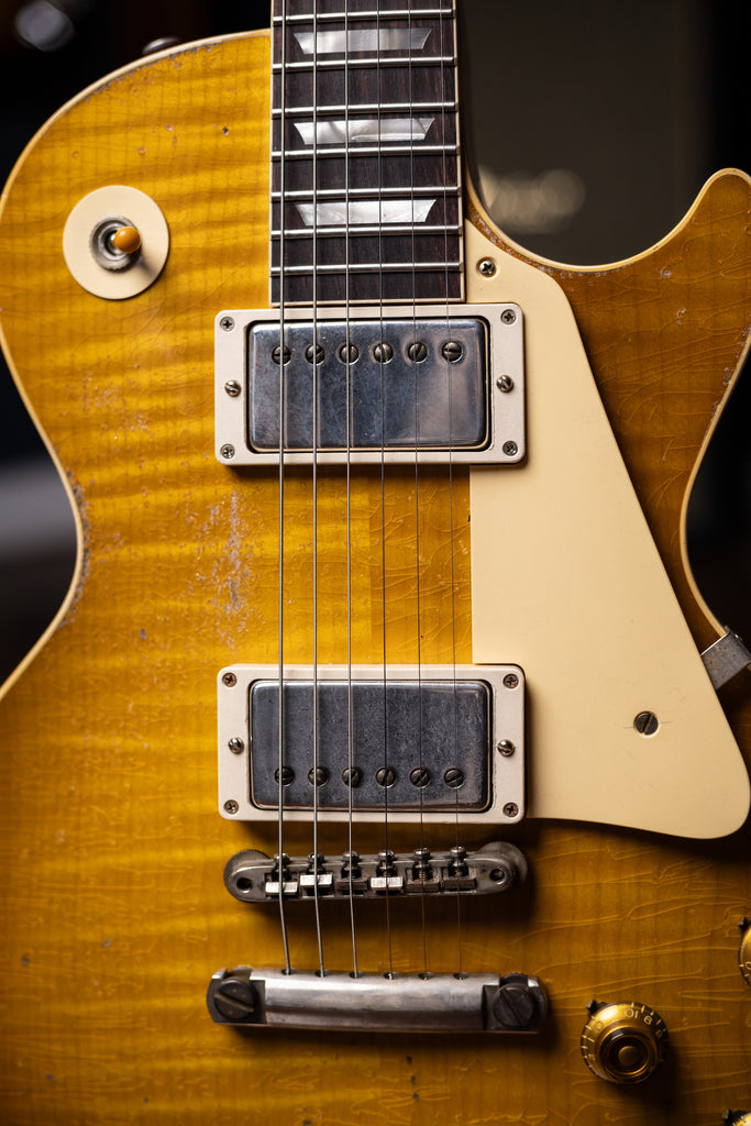 Gibson Custom Shop Murphy Lab 1959 Les Paul Standard Reissue Ultra Heavy Aged Electric Guitar - Lemon Burst