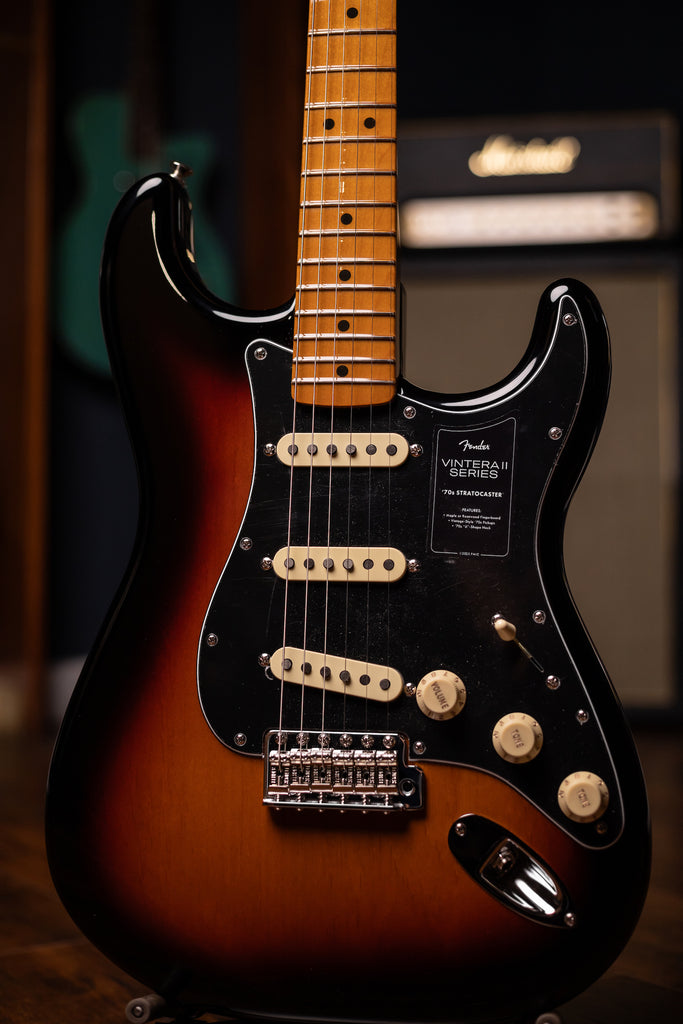 Fender Vintera II '70s Stratocaster Electric Guitar - 3-Tone Sunburst