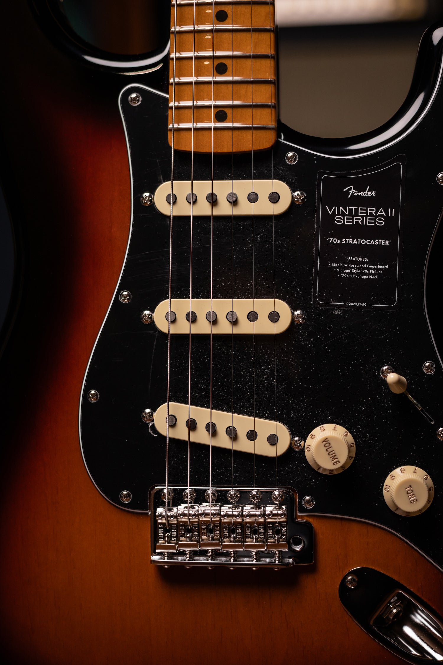 Fender Vintera II '70s Stratocaster Electric Guitar - 3-Tone Sunburst