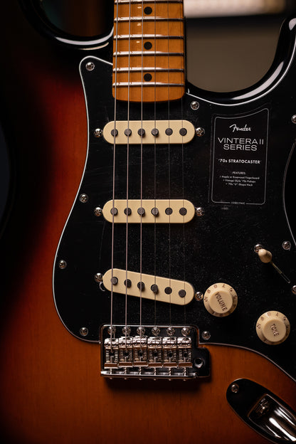Fender Vintera II '70s Stratocaster Electric Guitar - 3-Tone Sunburst