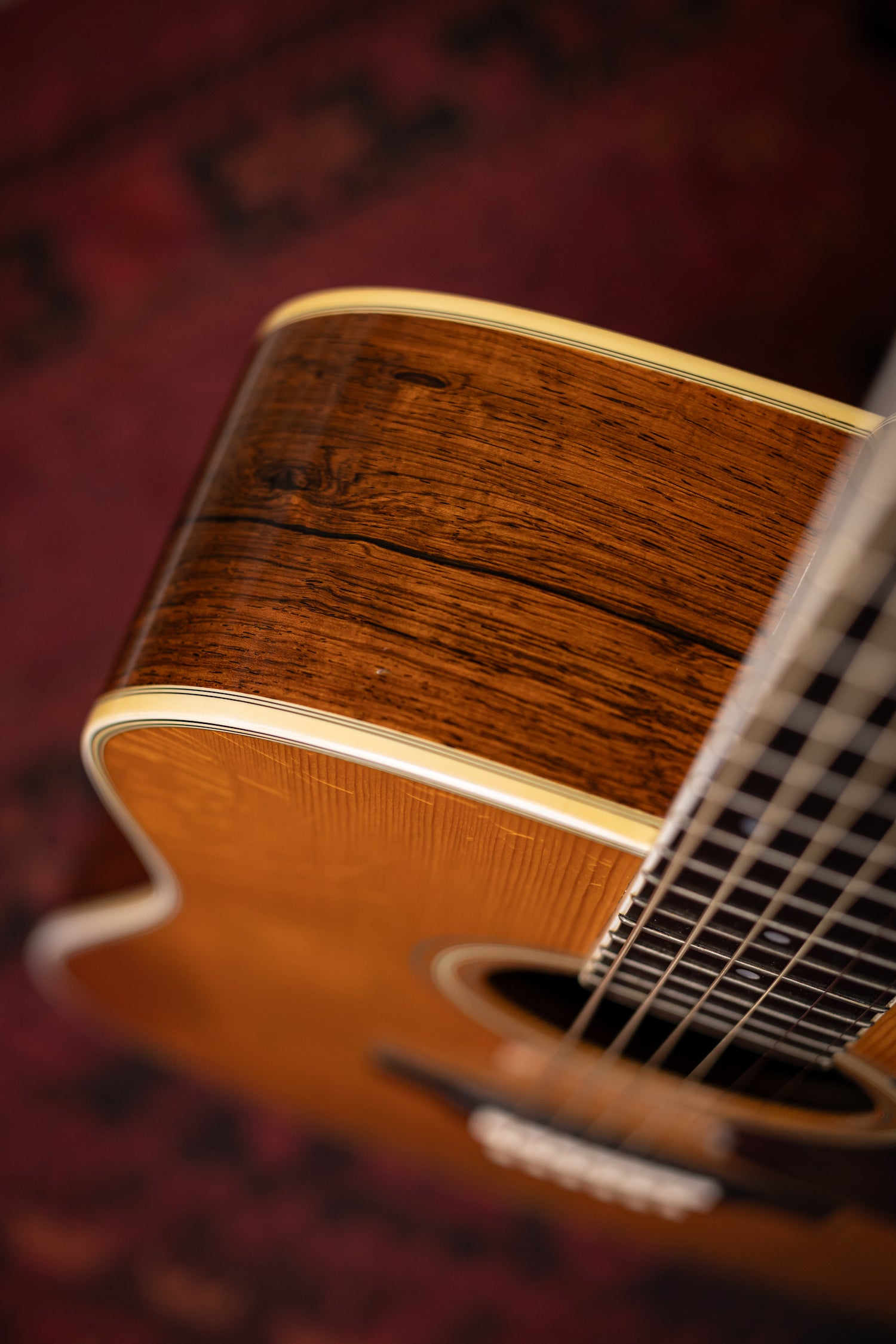 1969 Martin D-35 Brazilian Rosewood Fretboard Acoustic Guitar - Natural