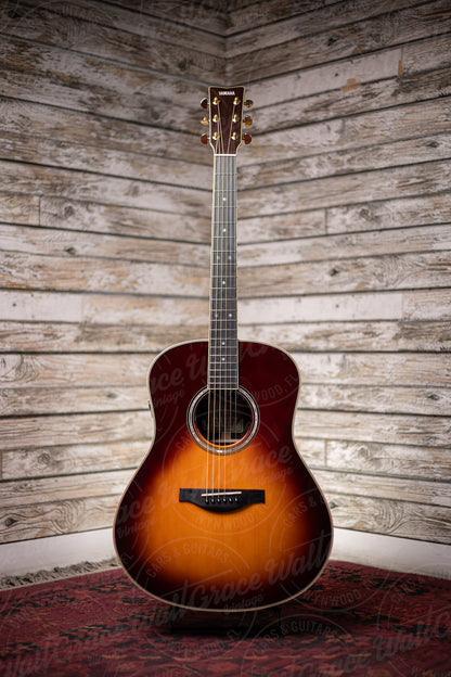 Yamaha LL-TA TransAcoustic Acoustic-Electric Dreadnought Guitar - Brown Sunburst