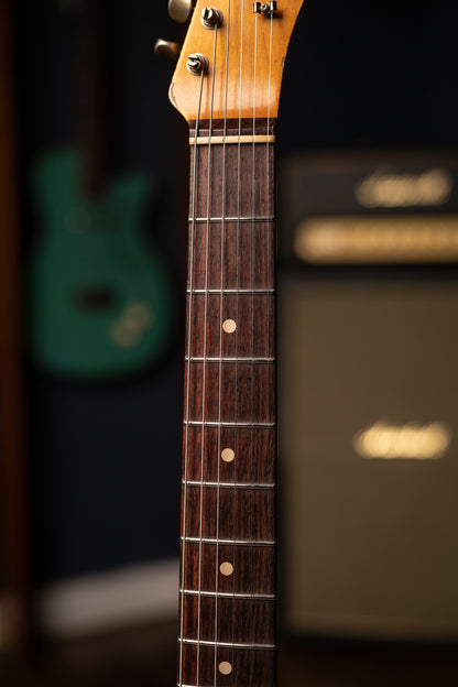 Fender Custom Shop 1960 Telecaster Custom Electric Guitar - Heavy Relic Aged Black