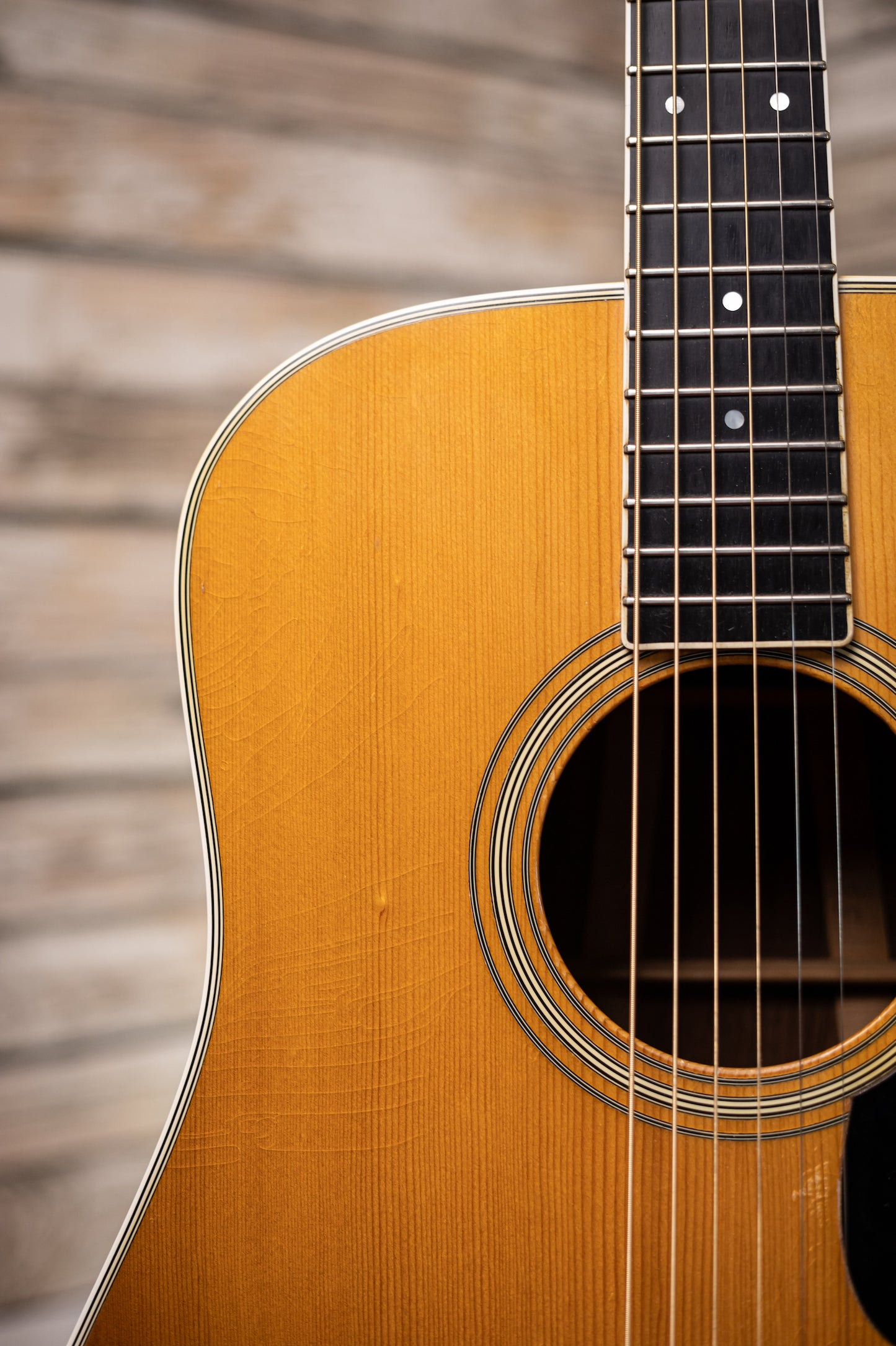 1969 Martin D-35 Brazilian Rosewood Fretboard Acoustic Guitar - Natural