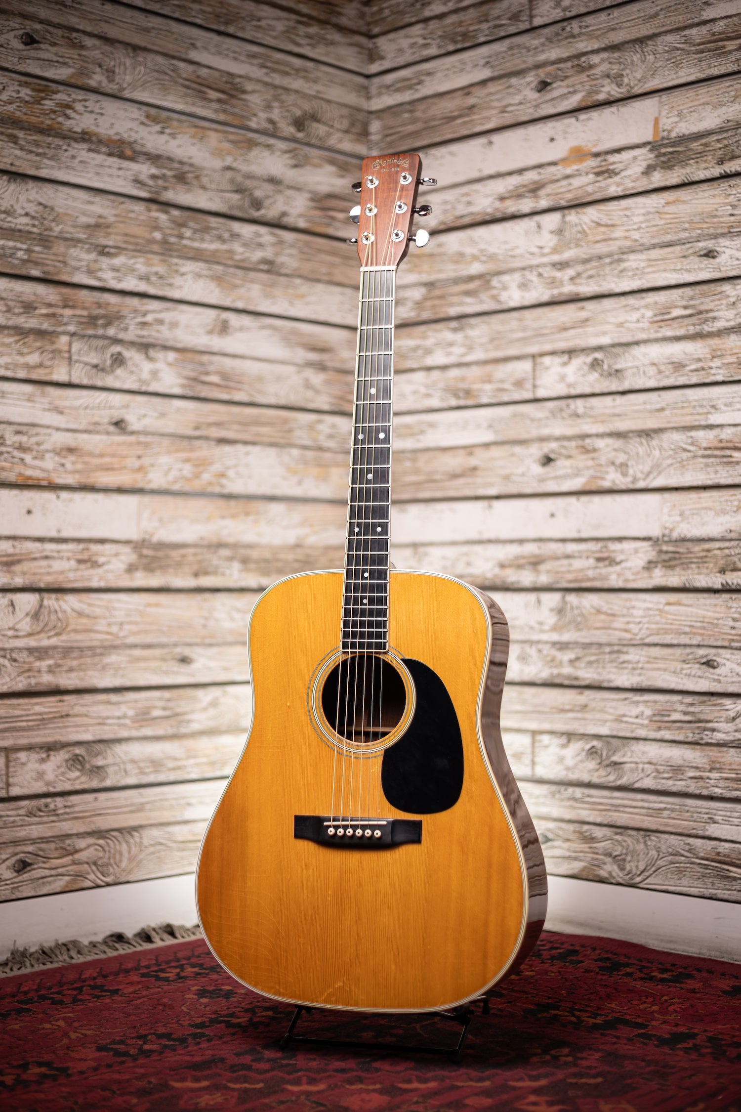 1969 Martin D-35 Brazilian Rosewood Fretboard Acoustic Guitar - Natural