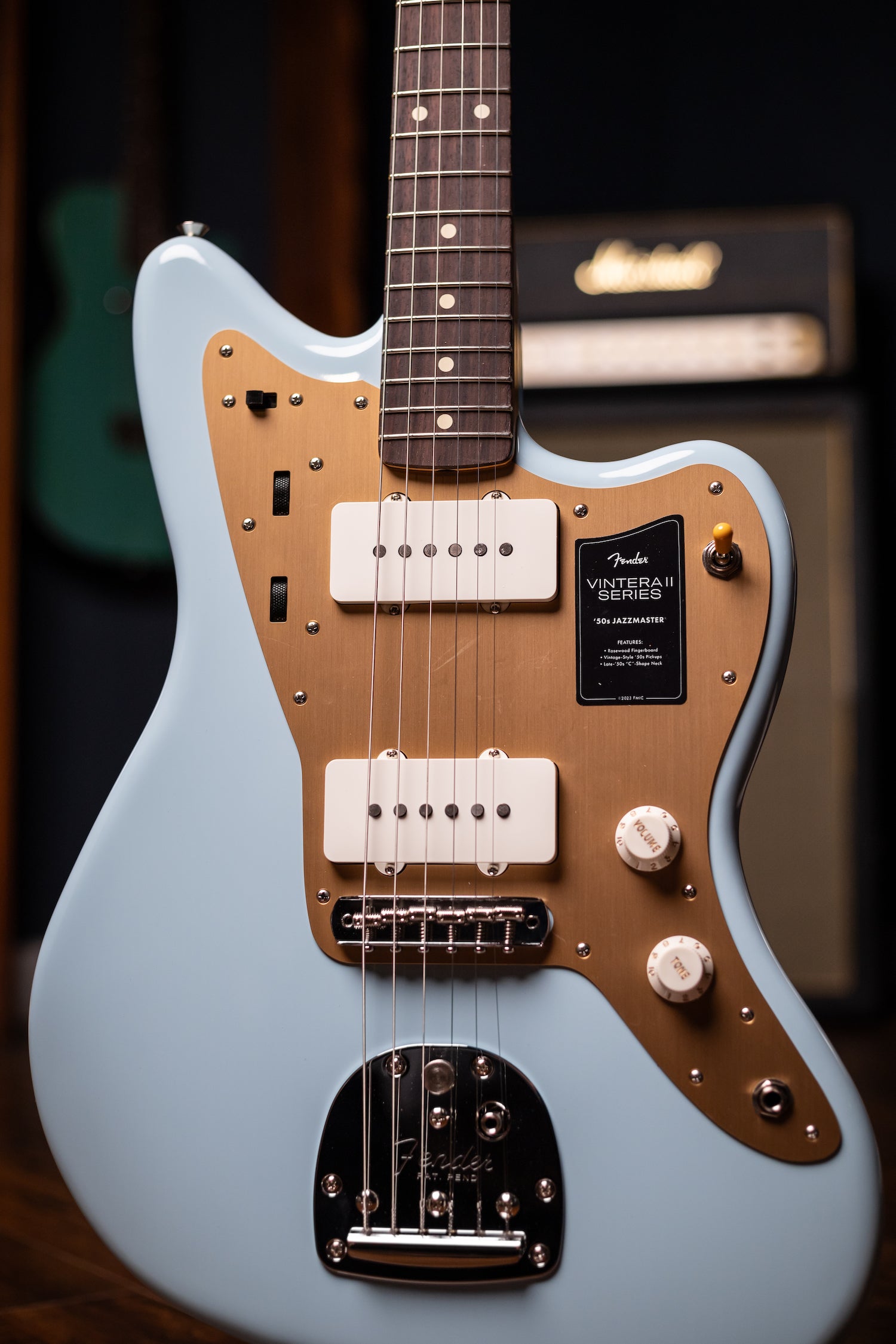 Fender Vintera II '50s Jazzmaster Electric Guitar - Sonic Blue