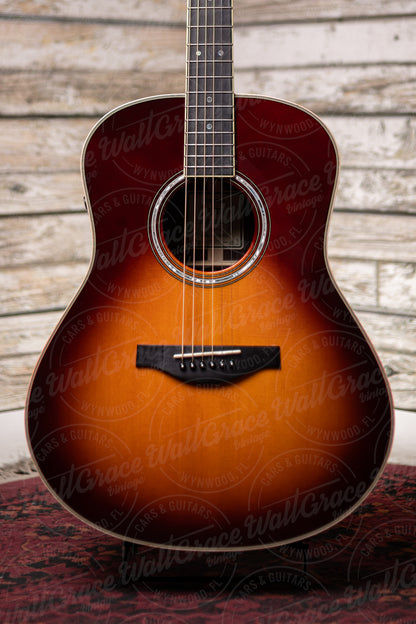 Yamaha LL-TA TransAcoustic Acoustic-Electric Dreadnought Guitar - Brown Sunburst