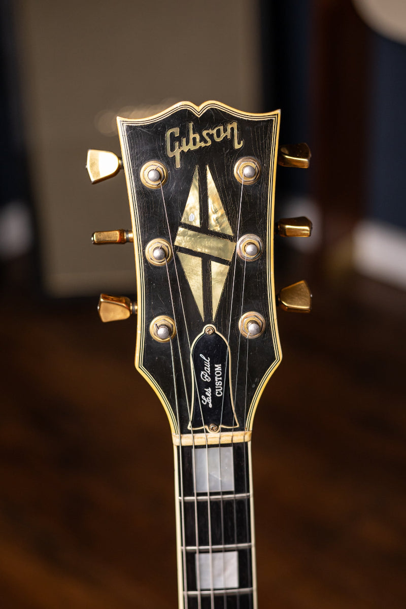 1976 Gibson Les Paul Custom Electric Guitar - Wine Red