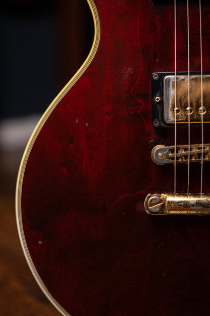 1976 Gibson Les Paul Custom Electric Guitar - Wine Red