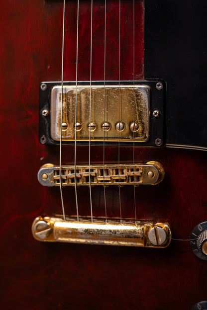 1976 Gibson Les Paul Custom Electric Guitar - Wine Red