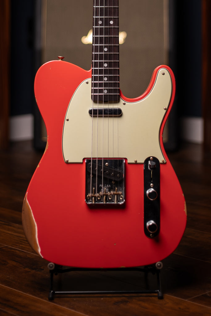 Fender Custom Shop 1964 Telecaster Relic Electric Guitar -Aged Fiesta Red
