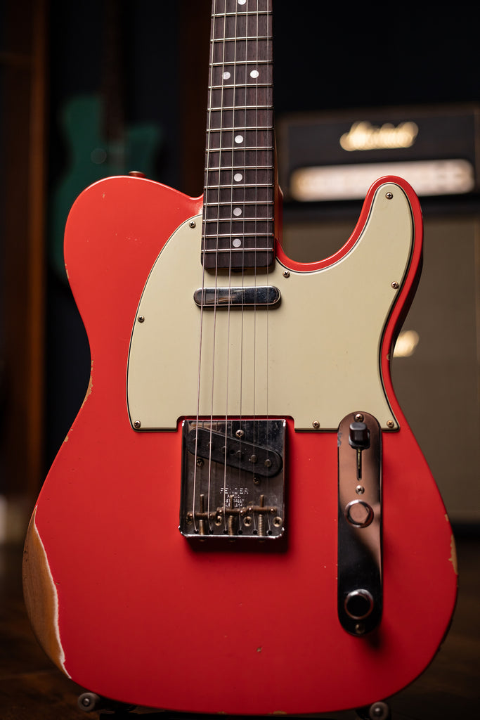 Fender Custom Shop 1964 Telecaster Relic Electric Guitar -Aged Fiesta Red