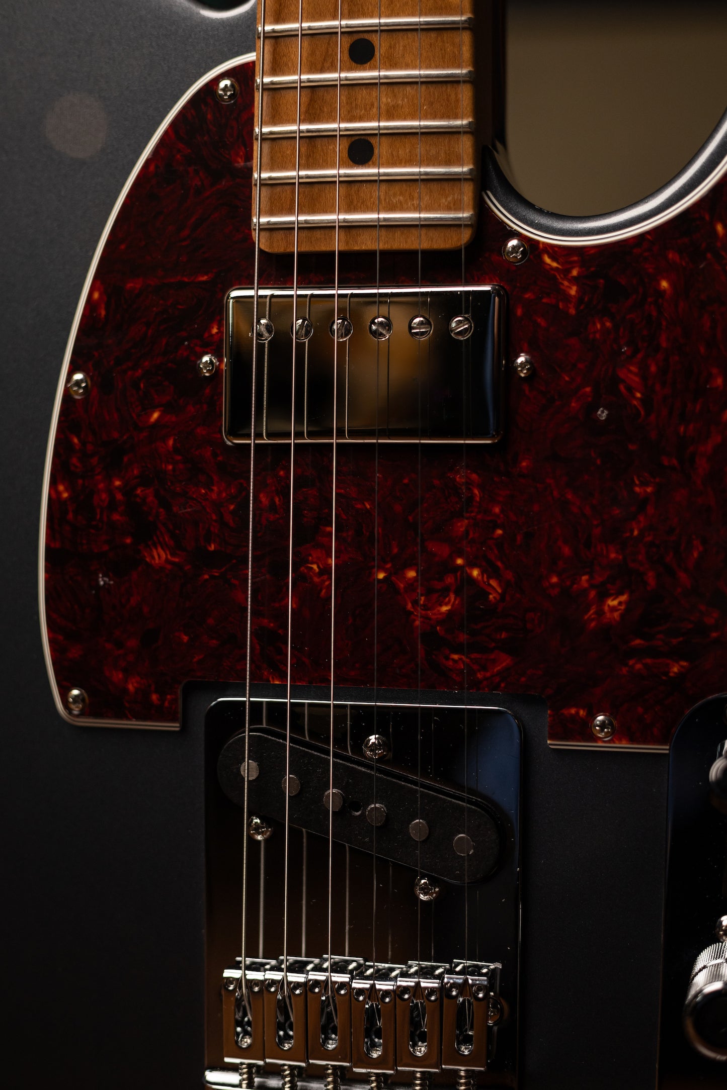 Fender Limited Edition Player II Telecaster Roasted Maple Fingerboard Electric Guitar - Charcoal Frost Metallic