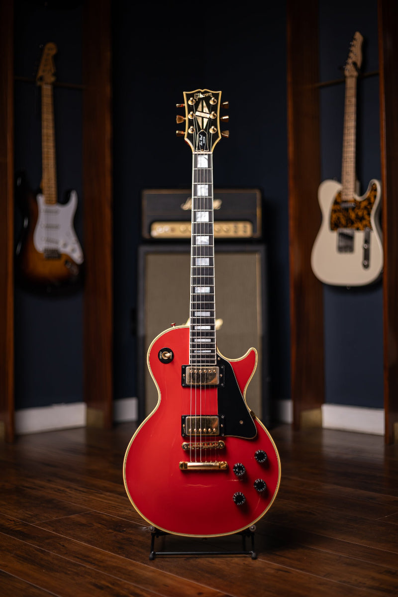 1985 Gibson Les Paul Custom Electric Guitar - Ferrari Red