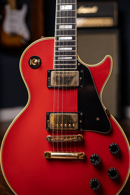 1985 Gibson Les Paul Custom Electric Guitar - Ferrari Red