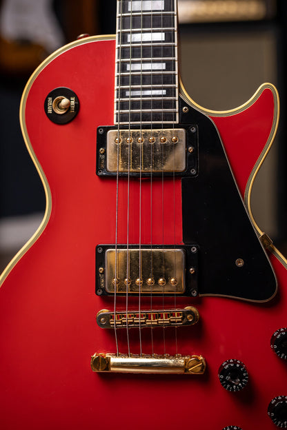 1985 Gibson Les Paul Custom Electric Guitar - Ferrari Red