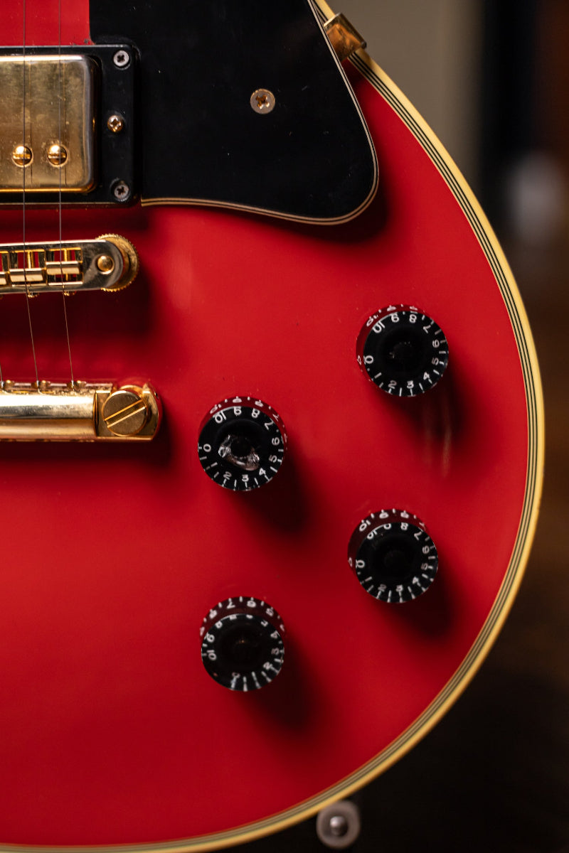 1985 Gibson Les Paul Custom Electric Guitar - Ferrari Red