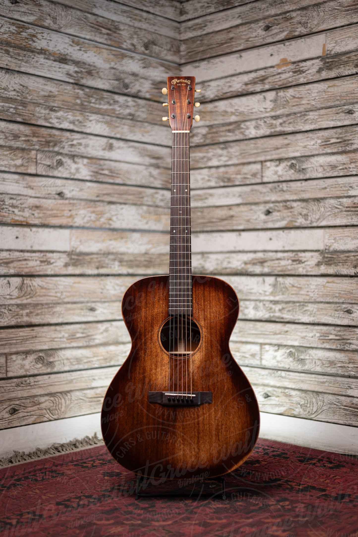 Martin 000-15M StreetMaster Left Handed Acoustic Guitar - Mahogany Burst