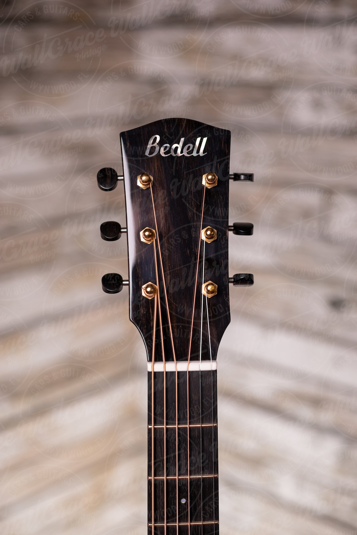 Bedell Revolution Dreadnought Acoustic Guitar - Tanned Leather Burst