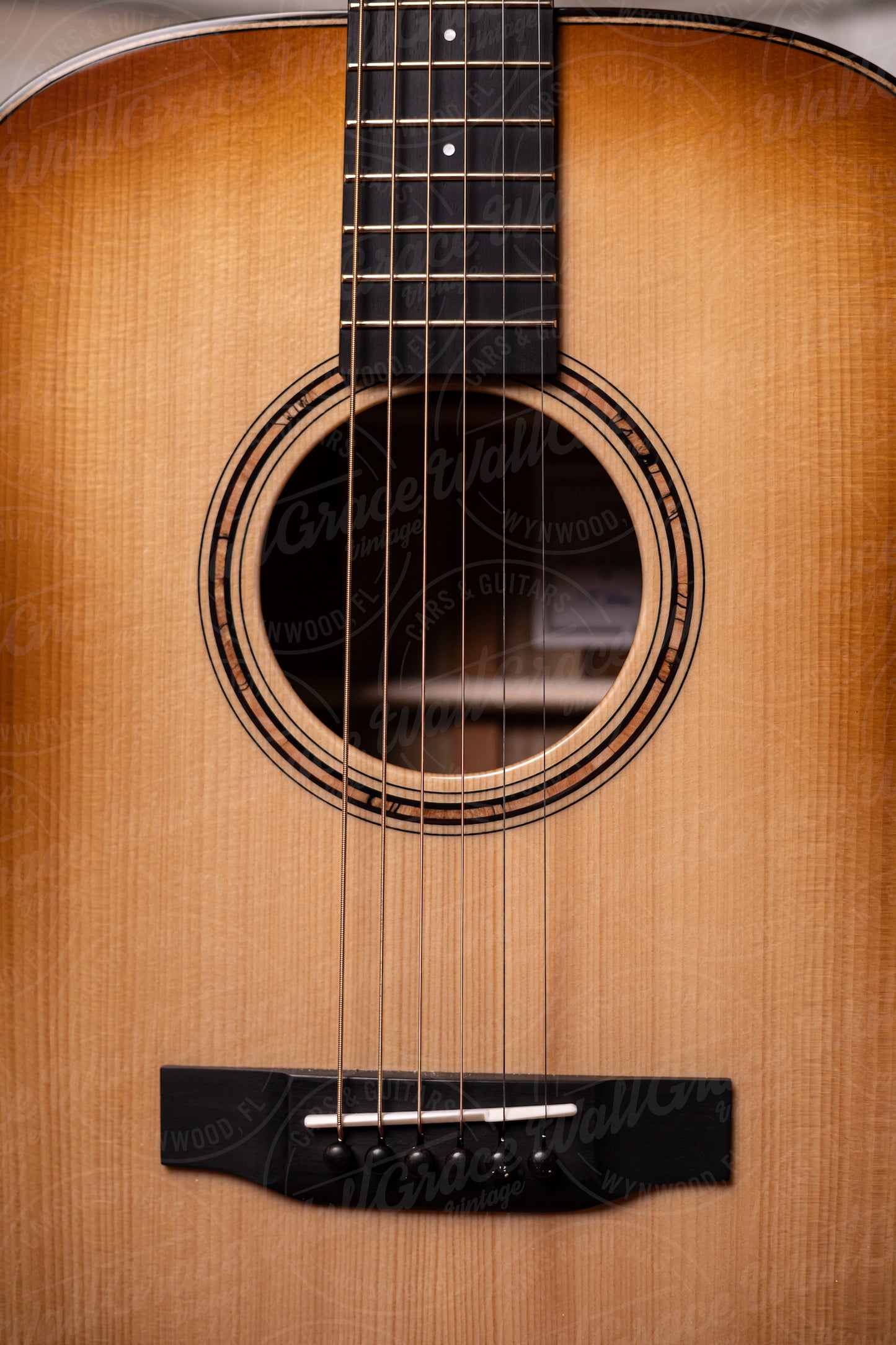 Bedell Revolution Dreadnought Acoustic Guitar - Tanned Leather Burst