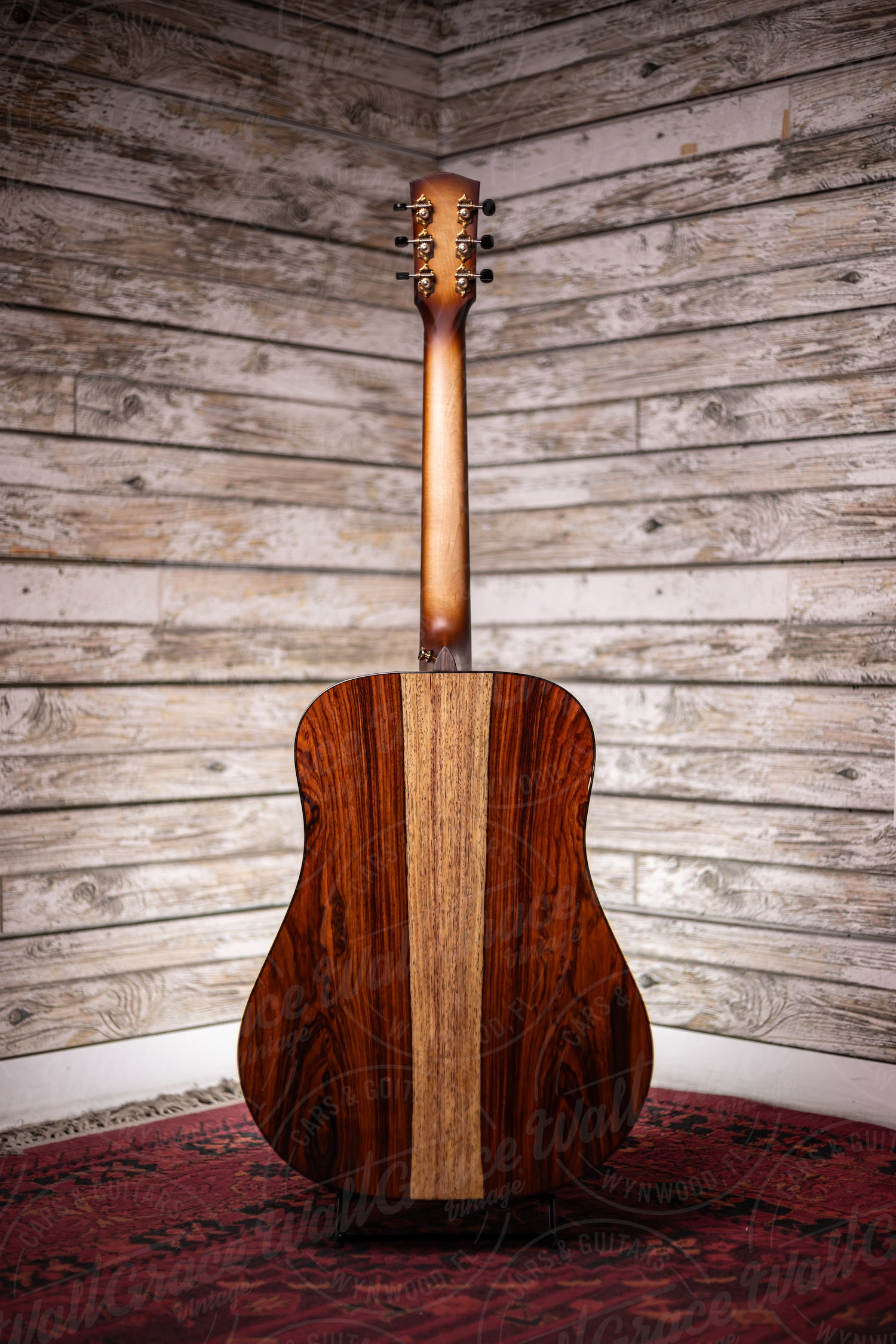 Bedell Revolution Dreadnought Acoustic Guitar - Tanned Leather Burst