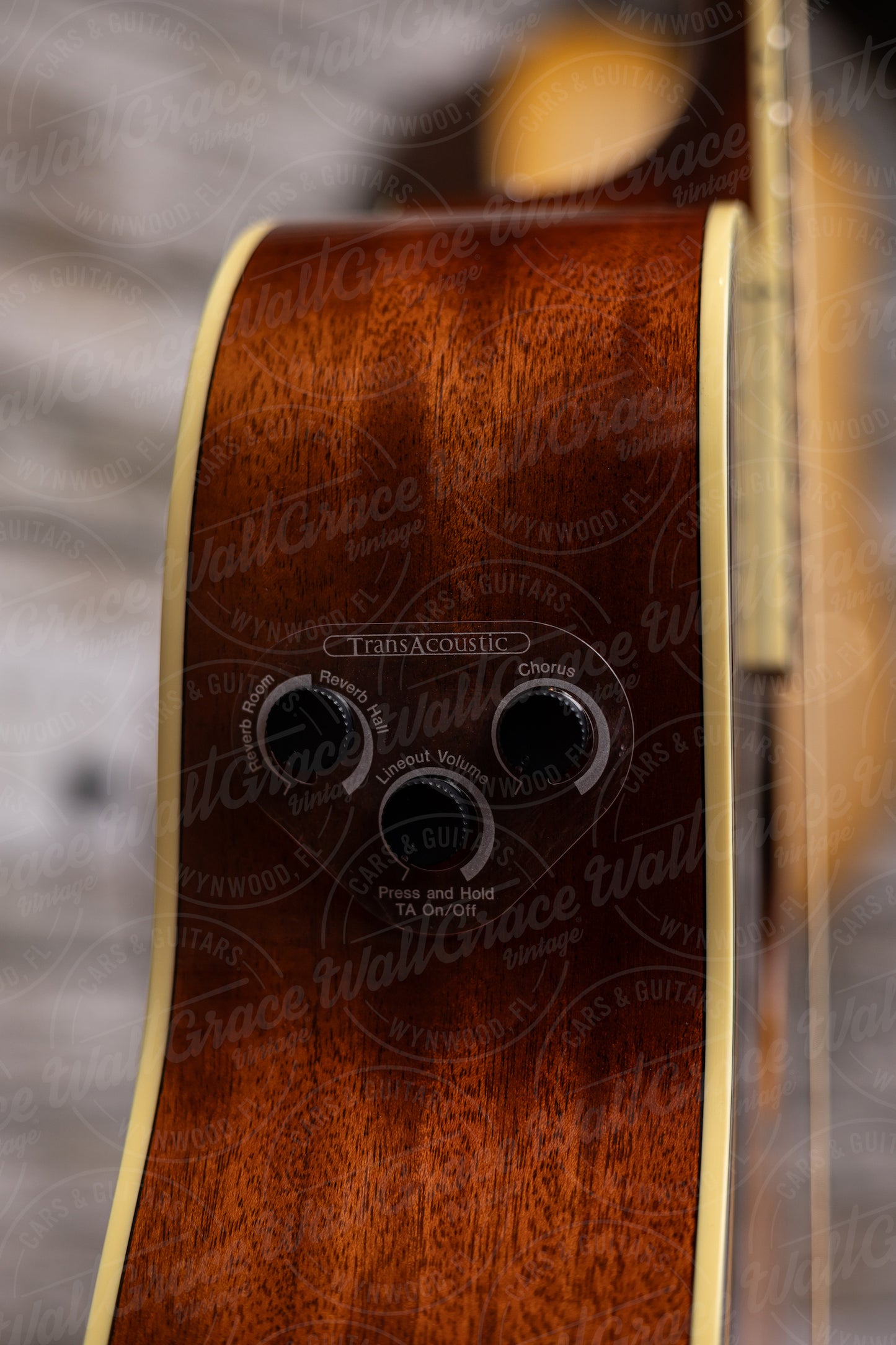 Yamaha FG-TA TransAcoustic Dreadnought Guitar - Brown Sunburst