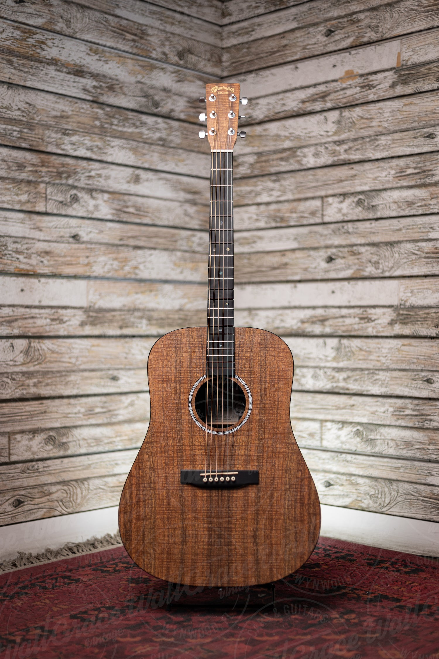 Martin D-X1E Koa Acoustic-Electric Guitar - Figured Koa