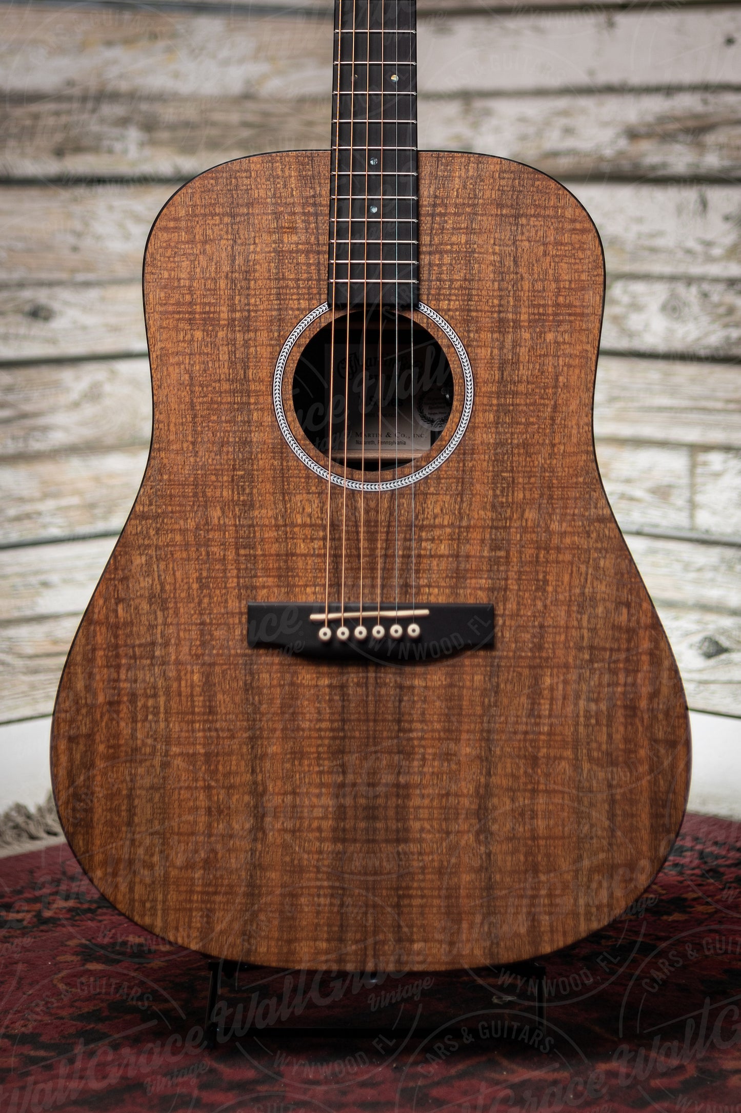 Martin D-X1E Koa Acoustic-Electric Guitar - Figured Koa