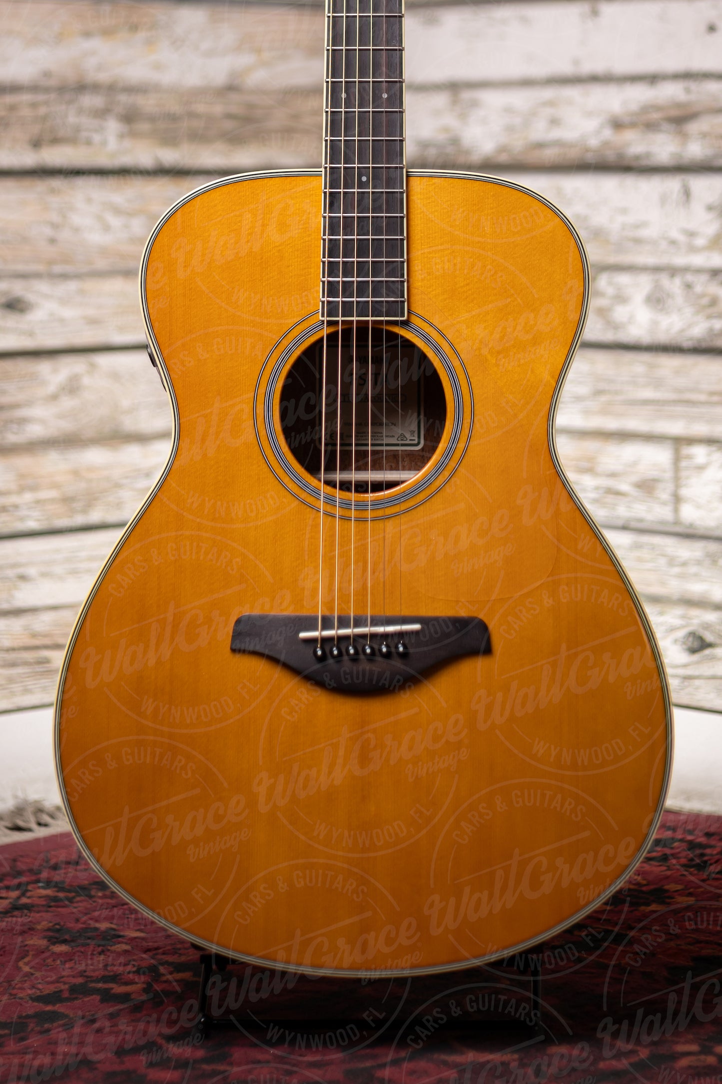 Yamaha FS-TA TransAcoustic Acoustic-Electric Concert Guitar - Vintage Tint