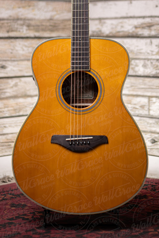 Yamaha FS-TA TransAcoustic Acoustic-Electric Concert Guitar - Vintage Tint
