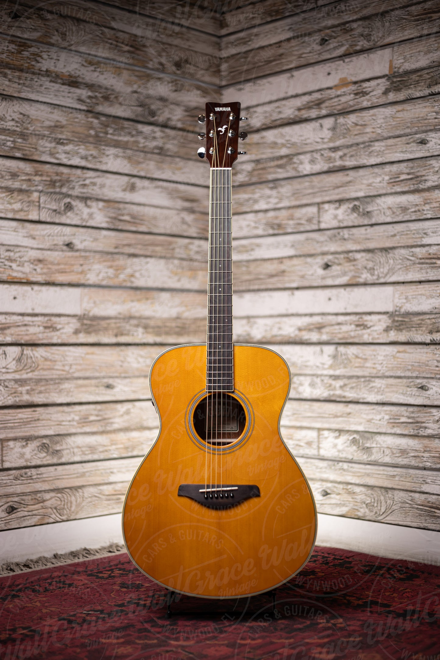 Yamaha FS-TA TransAcoustic Acoustic-Electric Concert Guitar - Vintage Tint