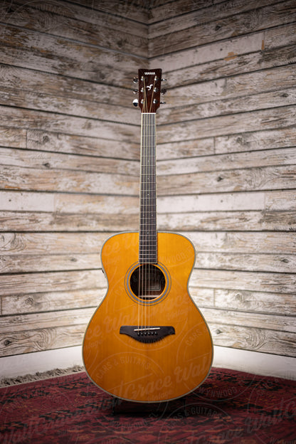 Yamaha FS-TA TransAcoustic Acoustic-Electric Concert Guitar - Vintage Tint