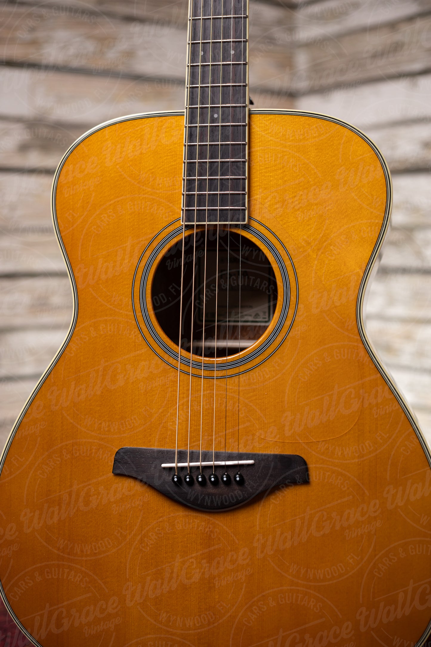 Yamaha FS-TA TransAcoustic Acoustic-Electric Concert Guitar - Vintage Tint