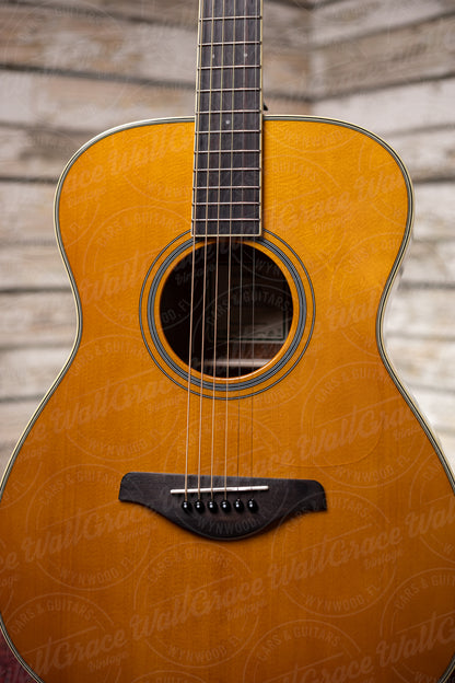 Yamaha FS-TA TransAcoustic Acoustic-Electric Concert Guitar - Vintage Tint
