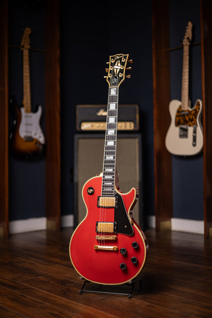 1985 Gibson Les Paul Custom Electric Guitar - Ferrari Red