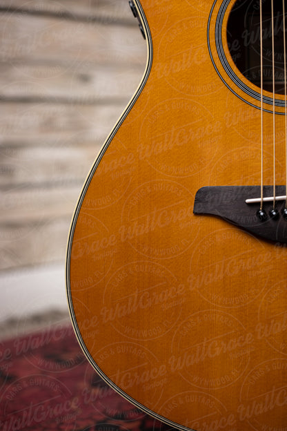 Yamaha FS-TA TransAcoustic Acoustic-Electric Concert Guitar - Vintage Tint