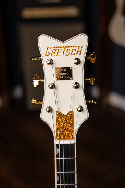 Gretsch G6136T-59 Vintage Select Edition '59 Falcon Hollow Body with Bigsby TV Jones Electric Guitar - Vintage White