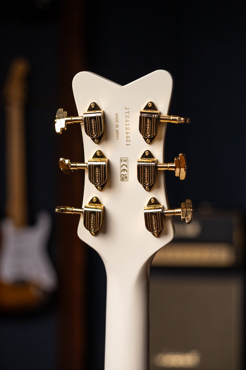 Gretsch G6136T-59 Vintage Select Edition '59 Falcon Hollow Body with Bigsby TV Jones Electric Guitar - Vintage White