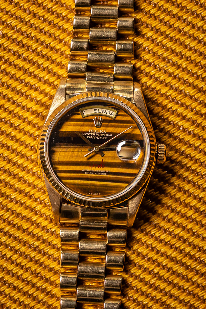 Rolex Day-Date “Qaboos” 18k Yellow Gold Ref. 18038 Circa 1985