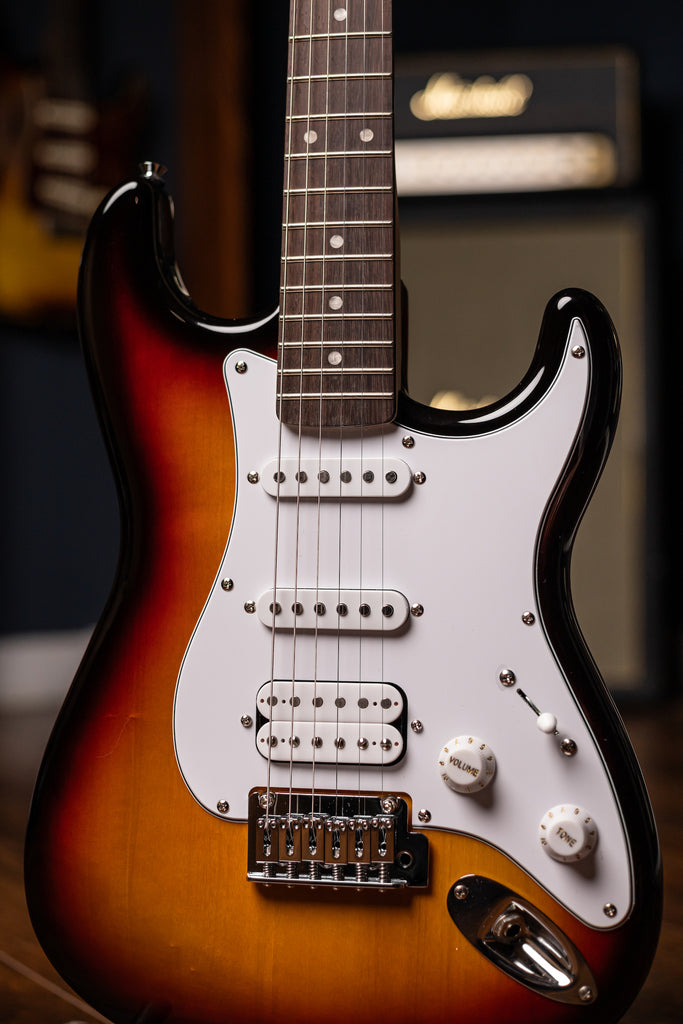 Squier Affinty Stratocaster JR HSS Electric Guitar - 3-Tone Sunburst